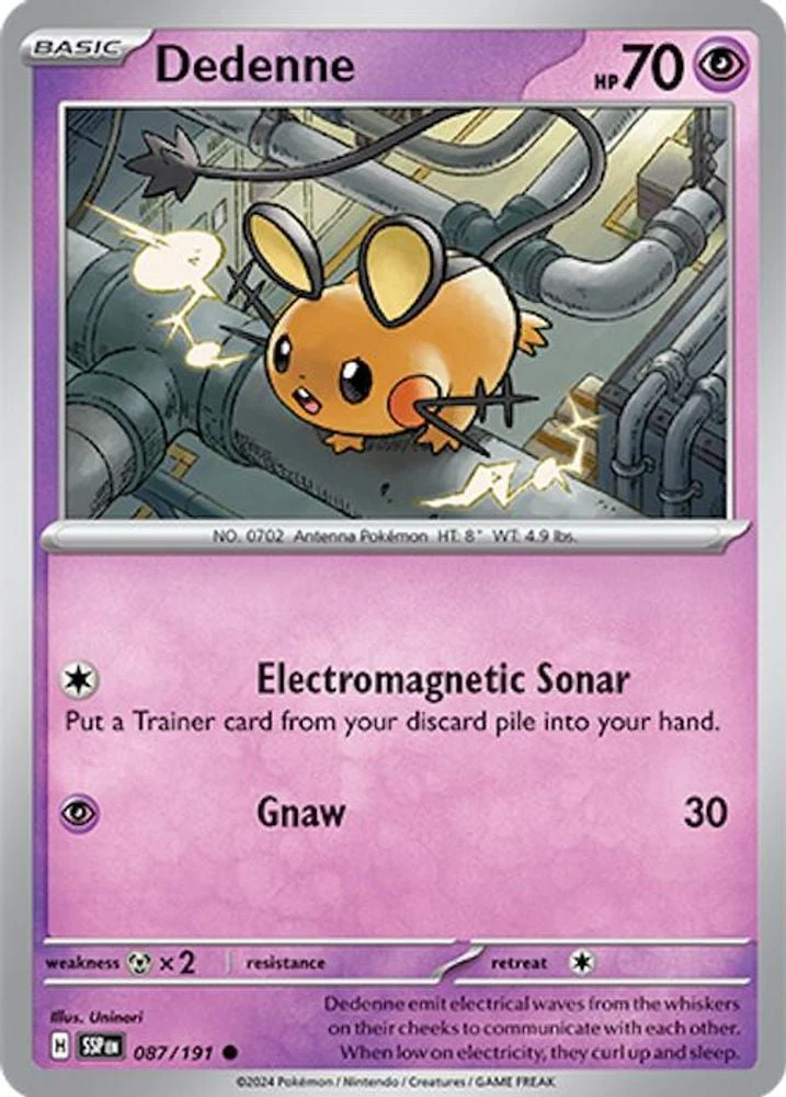Dedenne (#087/191) (SV08: Surging Sparks)