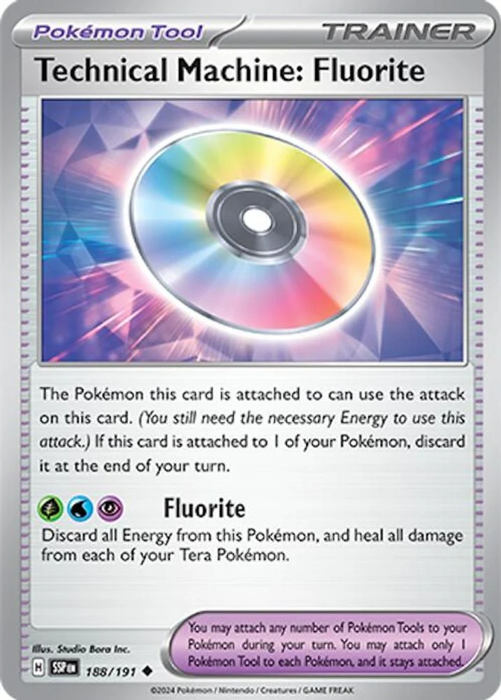 Technical Machine Fluorite (#188/191) (SV08: Surging Sparks)