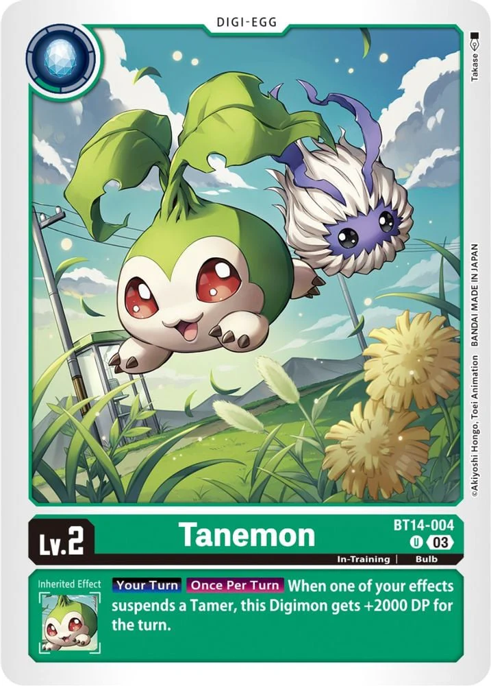 Tanemon (#BT14-004 U) (Blast Ace) Near Mint
