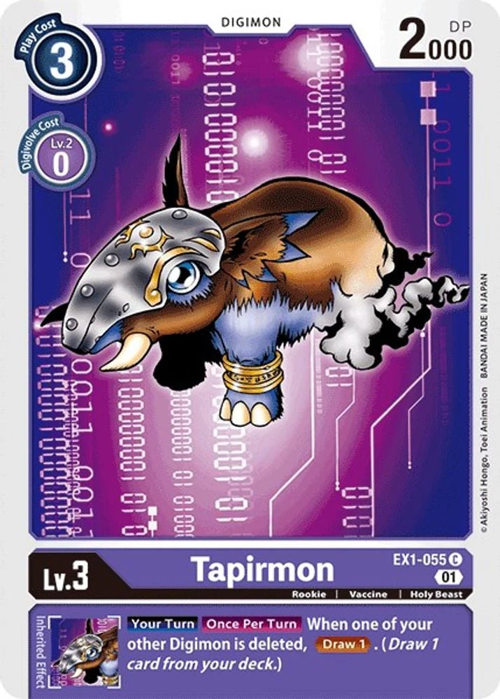 Tapirmon (#EX1-055 C) (Classic Collection) Near Mint