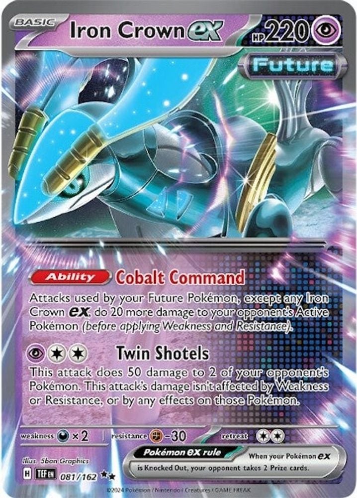 Iron Crown ex - 081/162 (#081/162) (SV05: Temporal Forces) Near Mint Holofoil