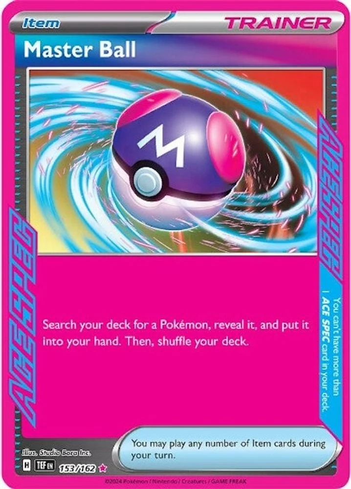 Master Ball (#153/162) (SV05: Temporal Forces) Near Mint Holofoil