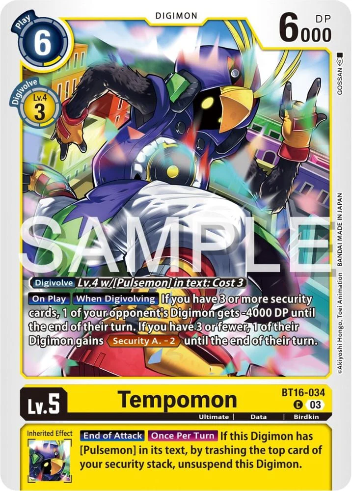 Tempomon (#BT16-034 C) (Beginning Observer) Near Mint