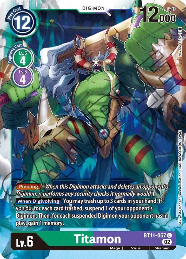 Titamon (#BT11-057 U) (Dimensional Phase)