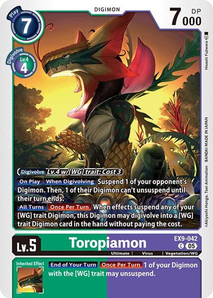 Toropiamon (#EX9-042 C) (Versus Monsters) Near Mint