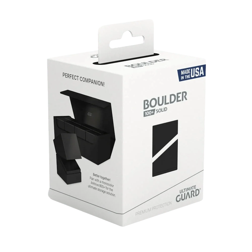 Ultimate Guard Solid Boulder 100+: Black
