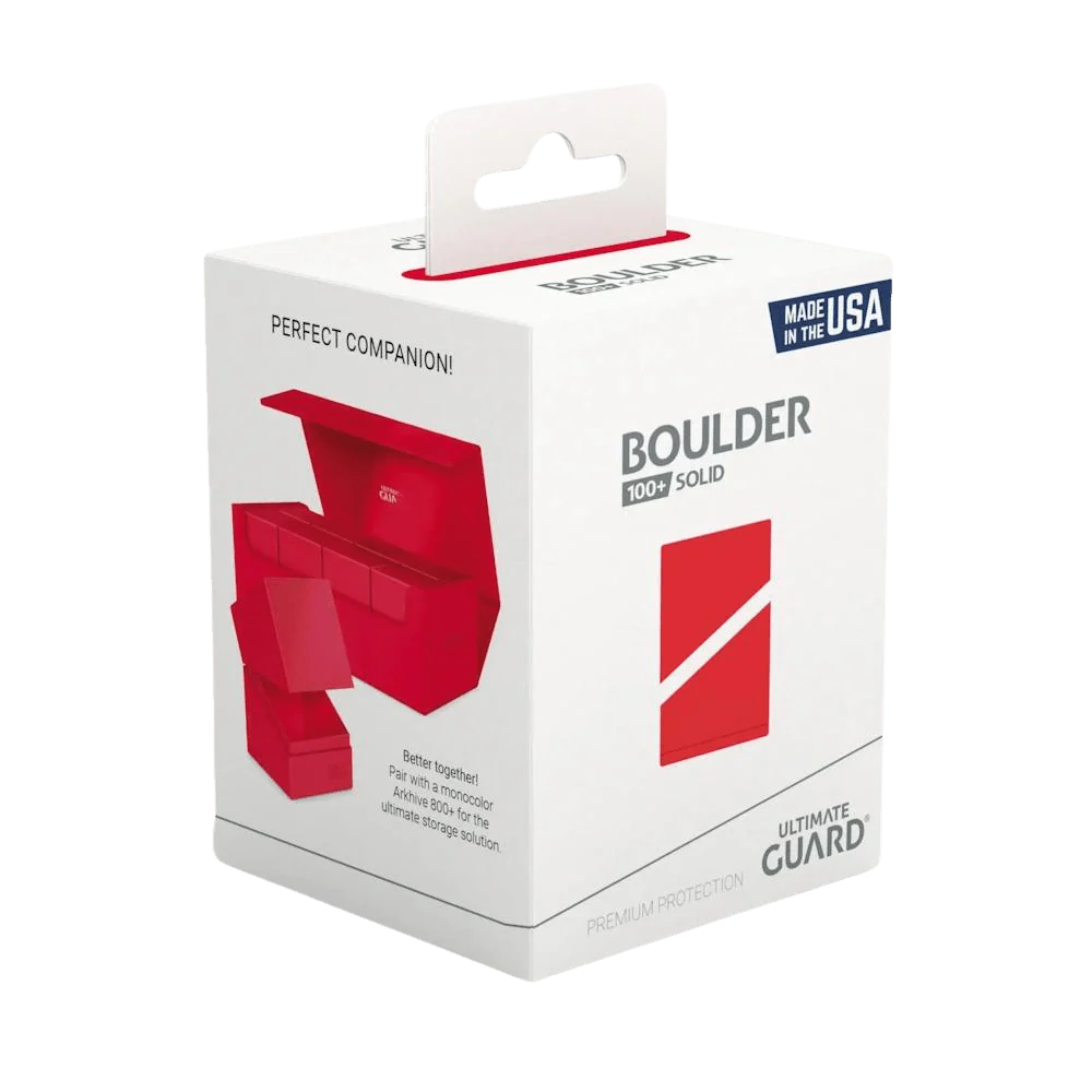 Ultimate Guard Solid Boulder 100+: Red