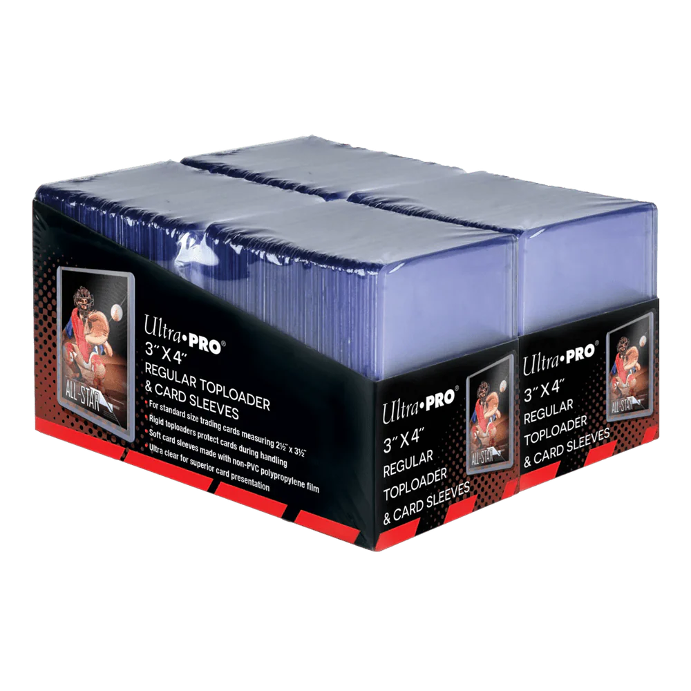 Ultra Pro 3" x 4" Regular Toploader with Bonus Sleeves (200)