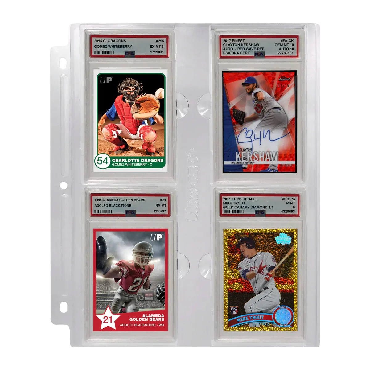 Ultra Pro Graded PSA Slab Page