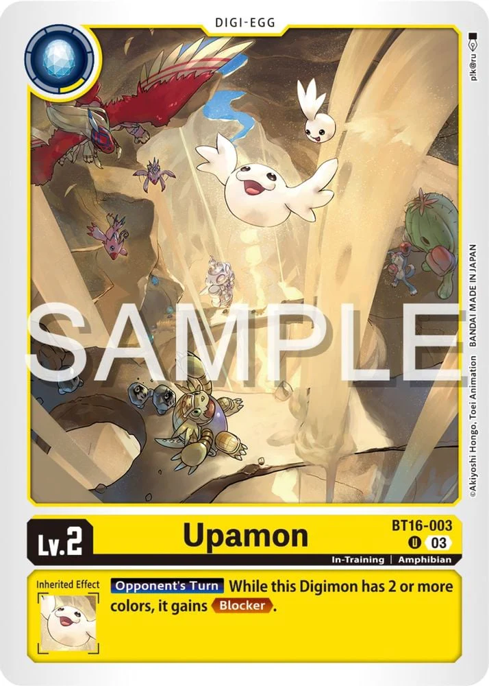 Upamon (#BT16-003 U) (Beginning Observer) Near Mint