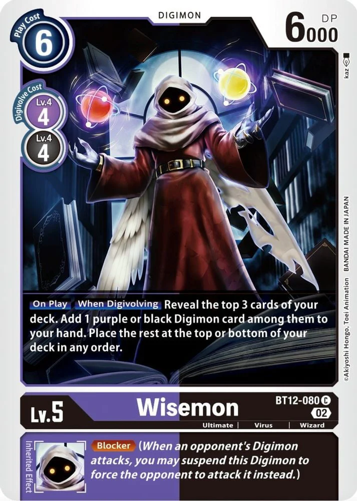 Wisemon (#BT12-080 C) (Across Time) Near Mint
