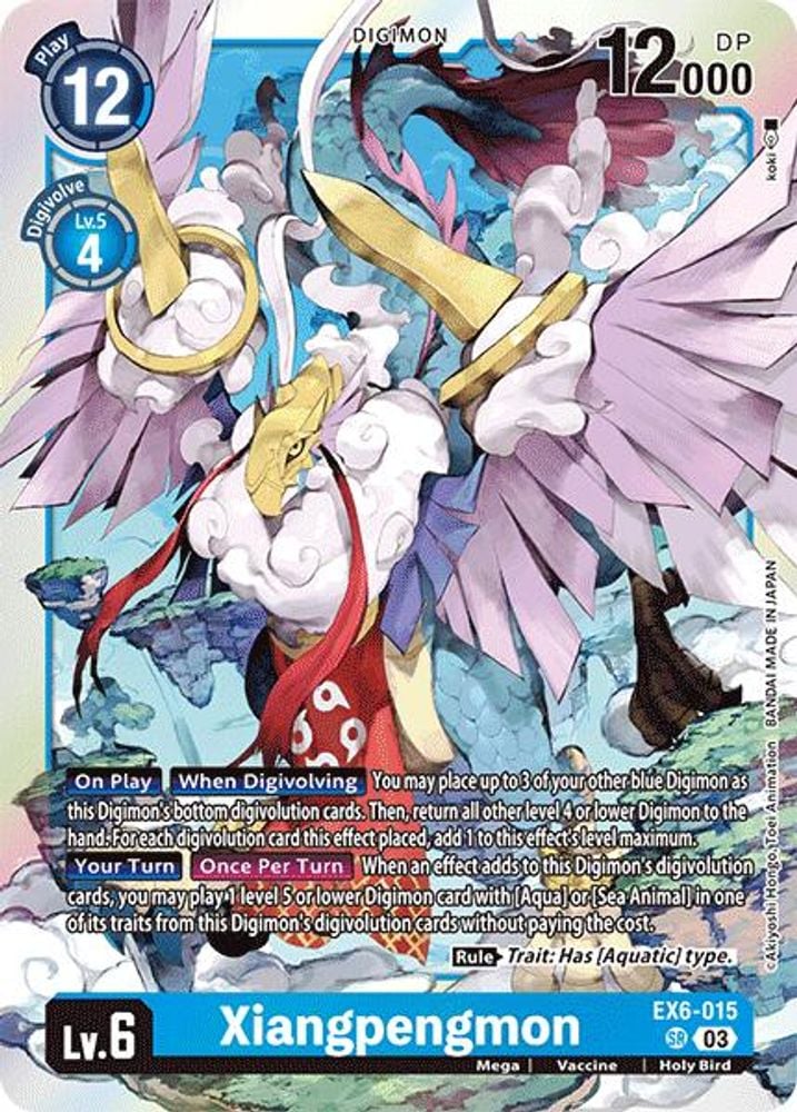 Xiangpengmon (#EX6-015 SR) (Infernal Ascension) Near Mint Foil